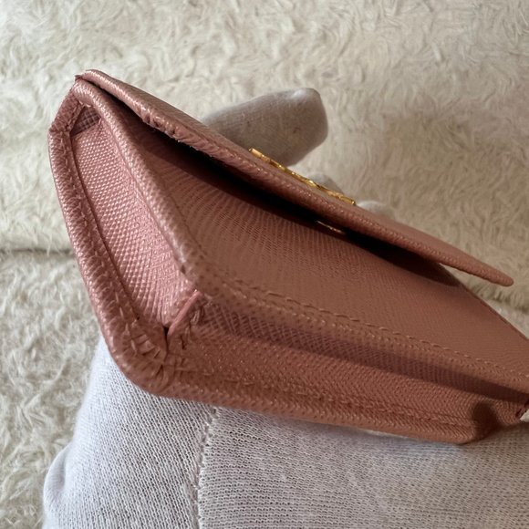 PRADA Saffiano Leather Card Case Wallet - Picture 6 of 10